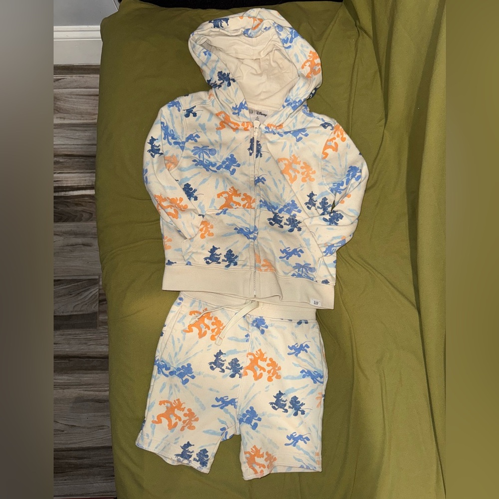 Disney Mickey Hoodie and Short Set